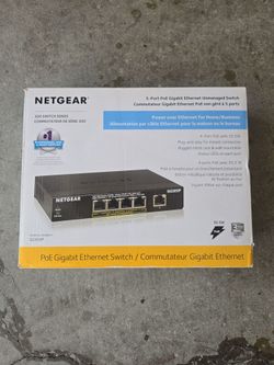 5 port Power over Ethernet Switch