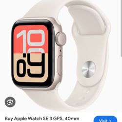 Apple Watch SE 3 (GPS) 40mm Starlight 

