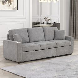 Gray Sleeper Sofa