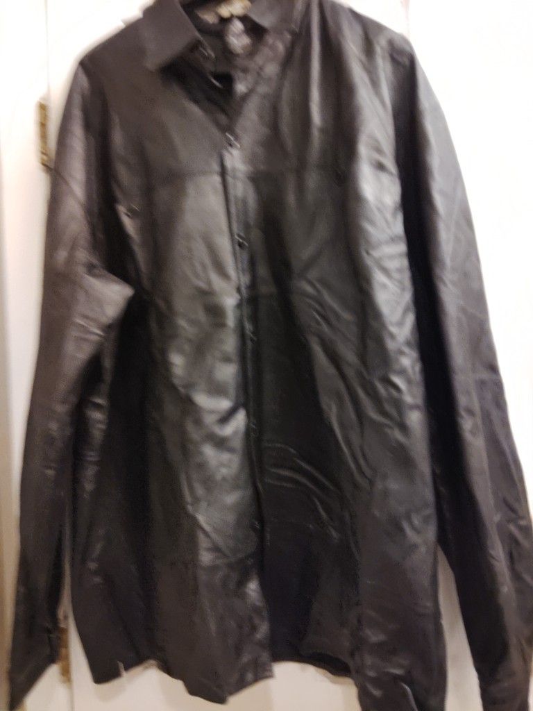 Men's Leather Jacket Size 2XL