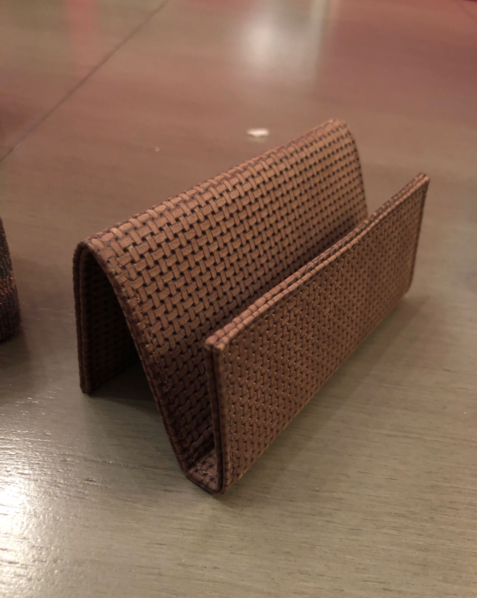 Business card holder/ tablet holder