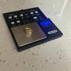 14 Karat Gold Nugget Ring