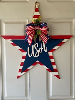 Patriotic Door Hanger