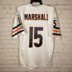 Old School Brandon Marshall Stitched Onfield Chicago Bears Jersey Sz 48 