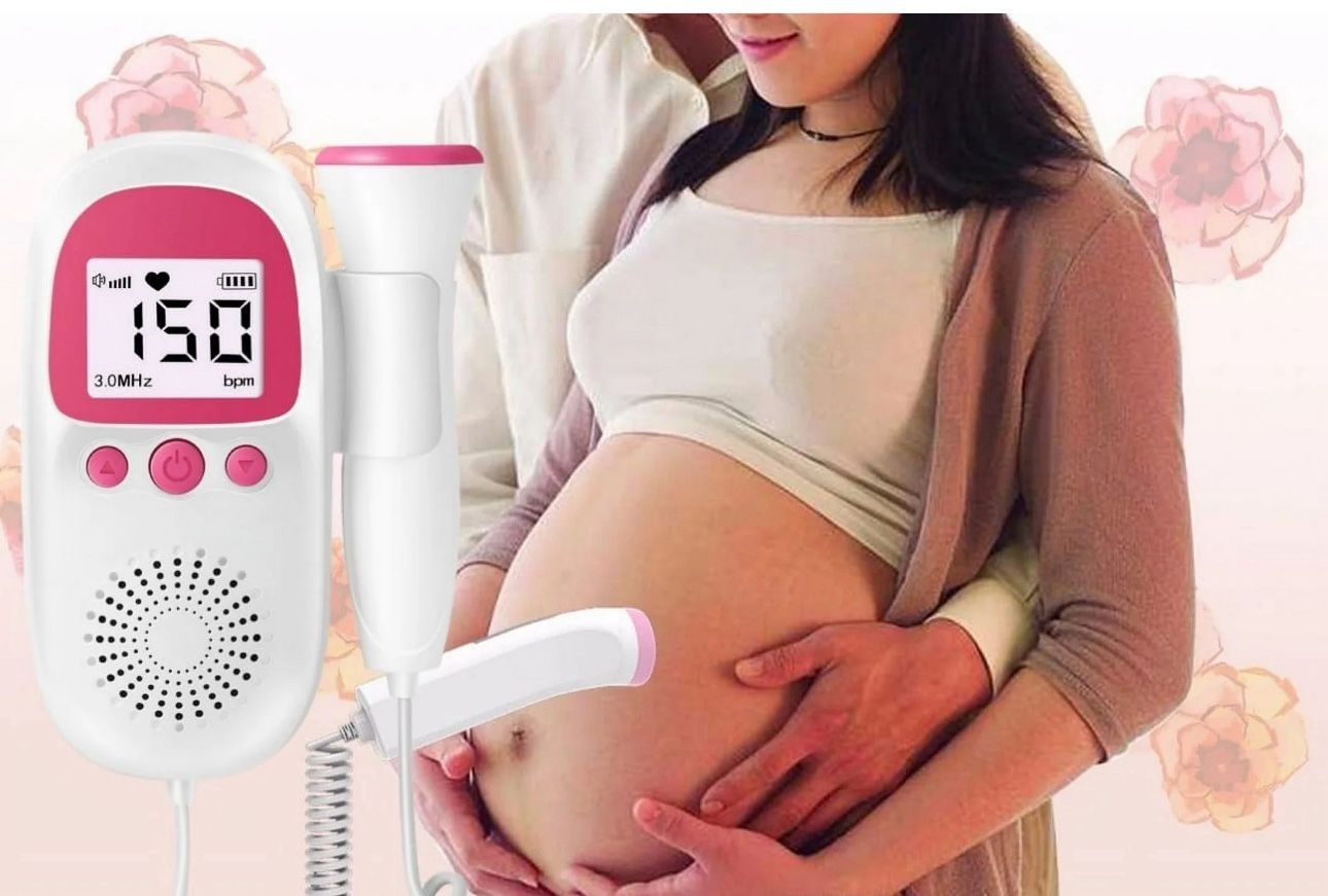 Heartbeat Monitor Portable-FetalDopler-Easy to Use for Home