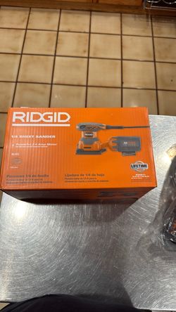 Ridgid sander new $35