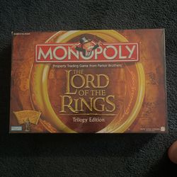 Monopoly The Lord Of The Rings Trilogy Edition Brand New Factory Sealed