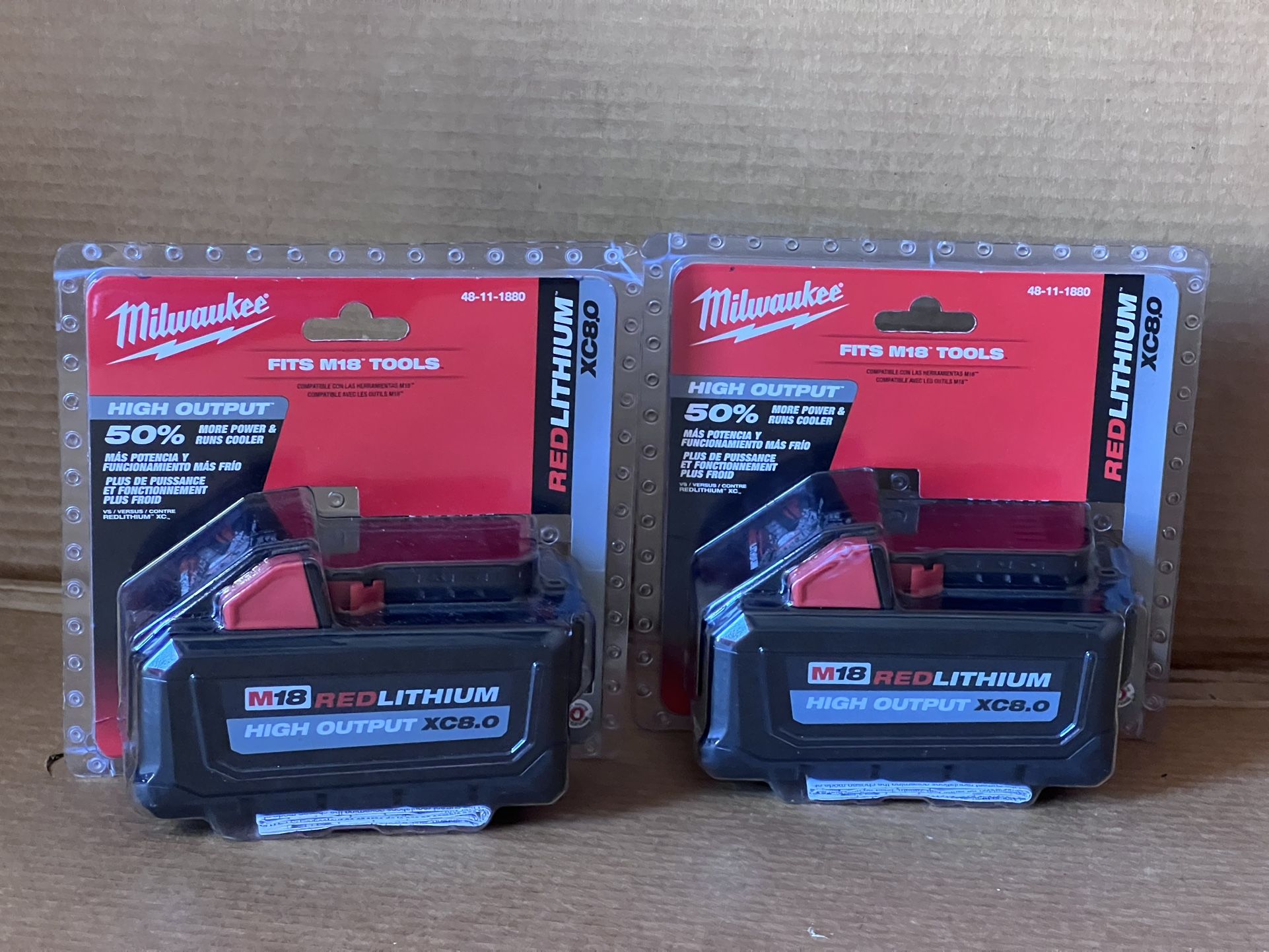 M18 8.0 Milwaukee Batteries