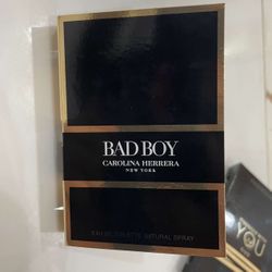 BAD BOY CAROLINA  perfume sample (bottle) 