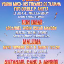 2 Baja Beach Festival Tickets 
