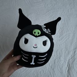Kuromi Skeleton squishmallow