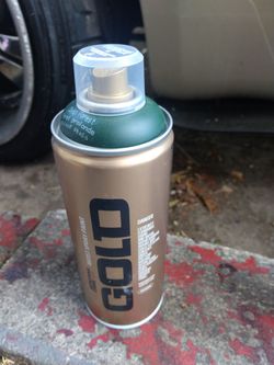 Montana gold can spray paint I have six bottles black blue white gold yellow green trying to sell them