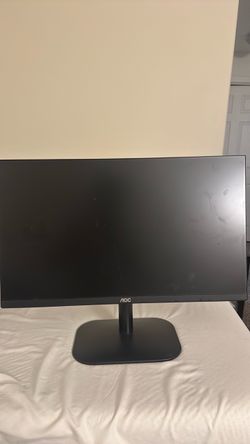 AOC 24B2H2 24” Frameless IPS Monitor, FHD 1920x1080, 100Hz, 106% sRGB, for Home and Office, HDMI x2, Low Blue Mode, VESA Compatible, Black