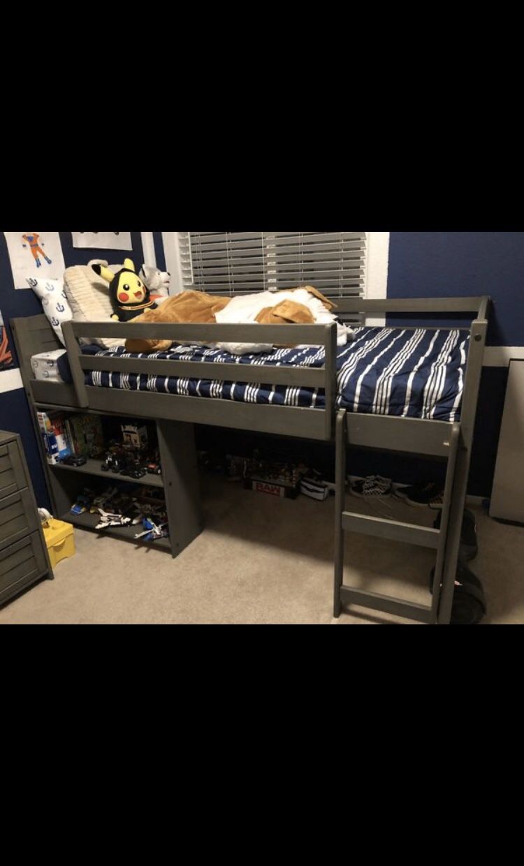 Low Loft Twin Bed