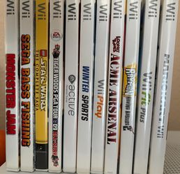 Nintendo Wii Games Lot of 11