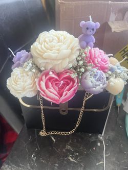 Handmade Decorative Candles 🕯️ 💐🌸