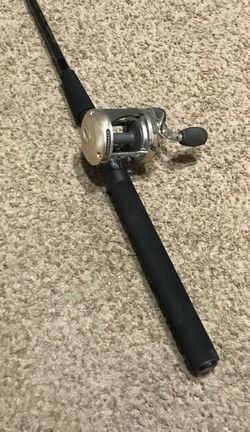 Shimano and Shakespeare bait casting rod and reel combo
