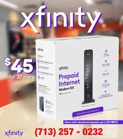 Xfinity Prepago - Sin Contrato ni Verificación de Crédito - Fondren/Braeswood