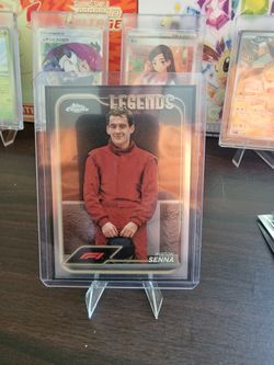 Ayrton Senna Black Refractor F1 Chrome