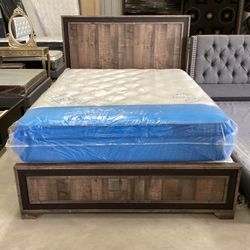New Queen Bed. With Mattress Free Delivery 🚚 
