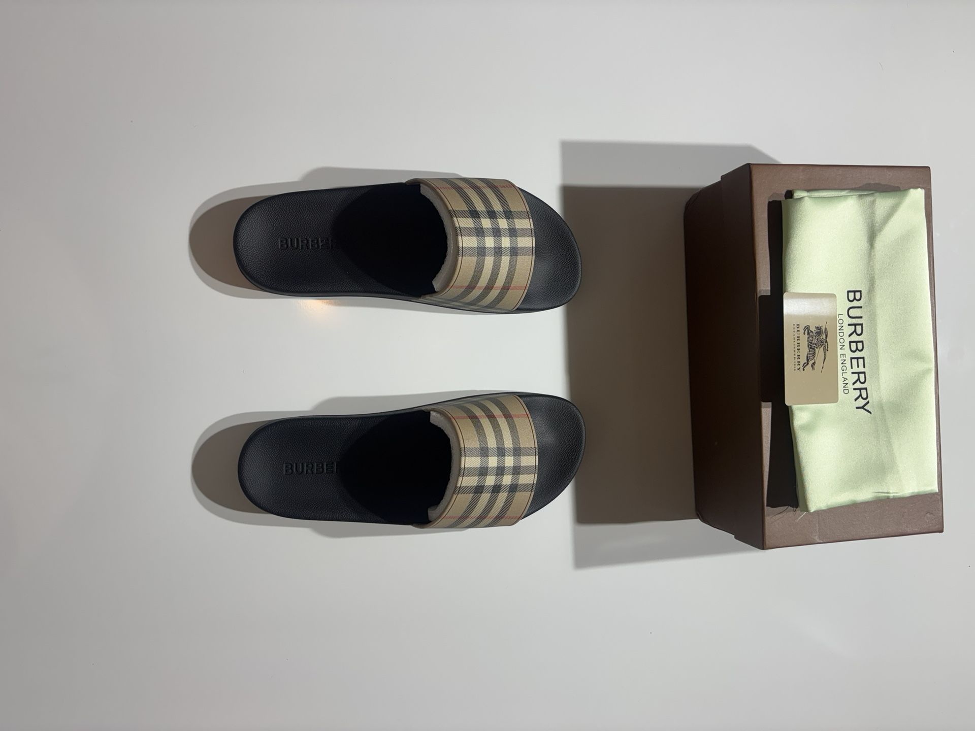 Burberry slides