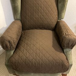 3-piece Quilted Chair Cover