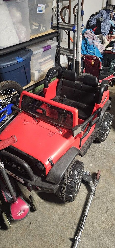 Electric Jeep Vehicle For Kids (Used)
