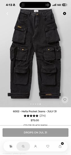 Youngla hella pockets sold out jeans