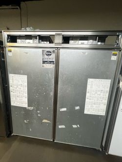 SUB ZERO 72”WIDE BUILT IN PANEL READY REFRIGERATO/ FREEZER