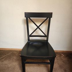 Black Wood Chair