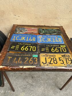 OLD PLATES GOOD CONDITION $200 For ALL