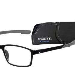 SPORTEX SAV +2.75 Men's EAR4149Blue Light Reading Glasses - Flexible, Durable