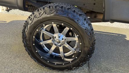 22x12 Fuel Maverick Wheels and 37” Tires