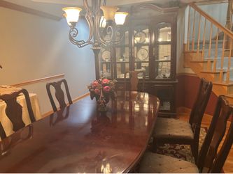 Dining room set:Table, Chairs, China Cabinet