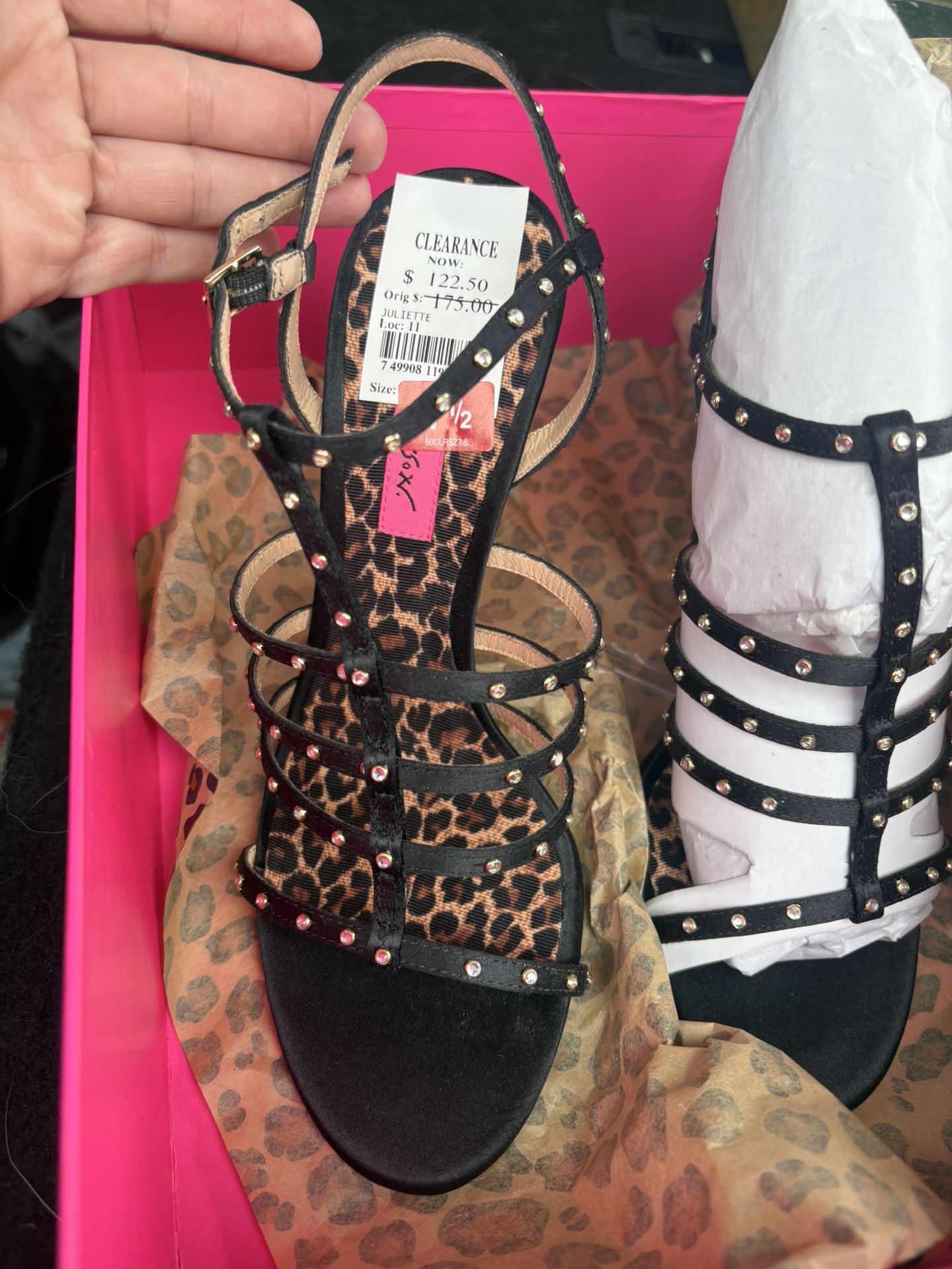 Leopard heels