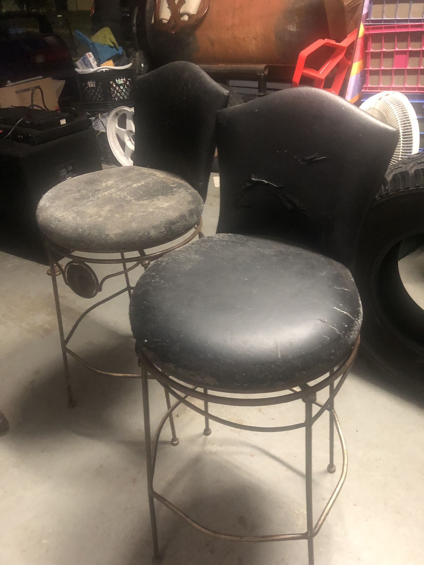 Swivel Bar Stools As Is Both For $20