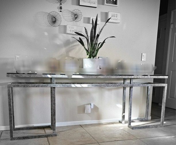 Grey Entryway Table