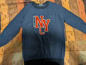 Vintage American Tommy Hilfiger navy blue NY logo crewneck sweatshirt