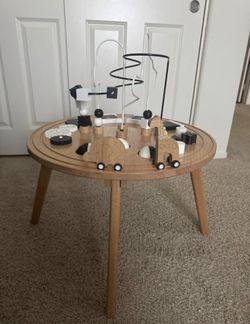 Crate And Barrel Baby wooden Activity table