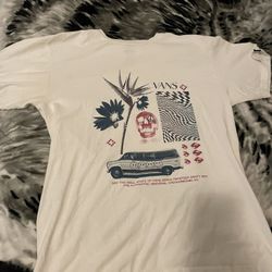 vans White Tee 