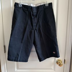 Men’s Dickies Black Relaxed Fit Work Shorts - Size 32