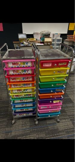 Teacher rolling cart