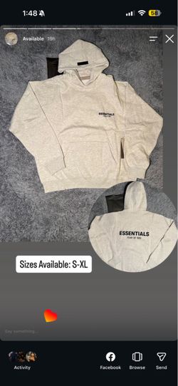 ESSENTIAL HOODIES BEST PRICES & QUALITY HERE ONLY