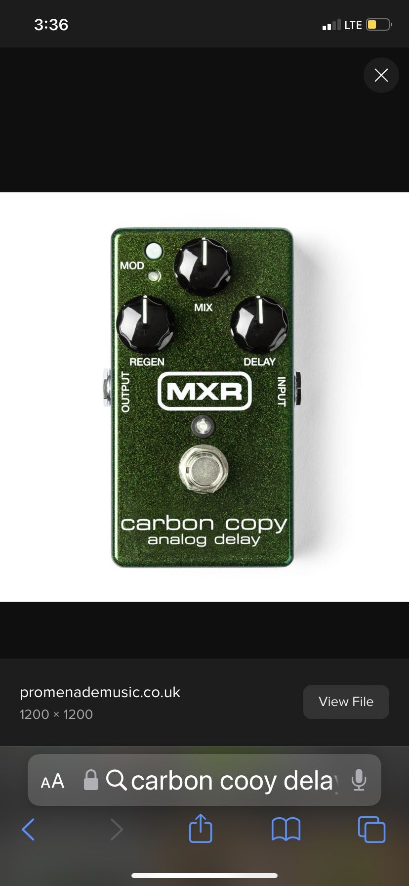 MXR carbon Copy