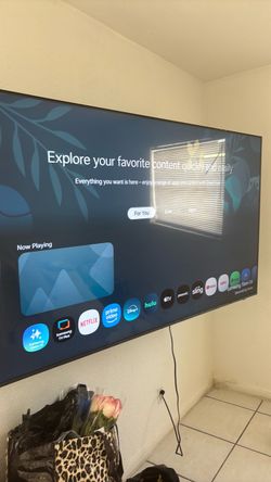 Tv for sale 75inch Samsung smart tv
