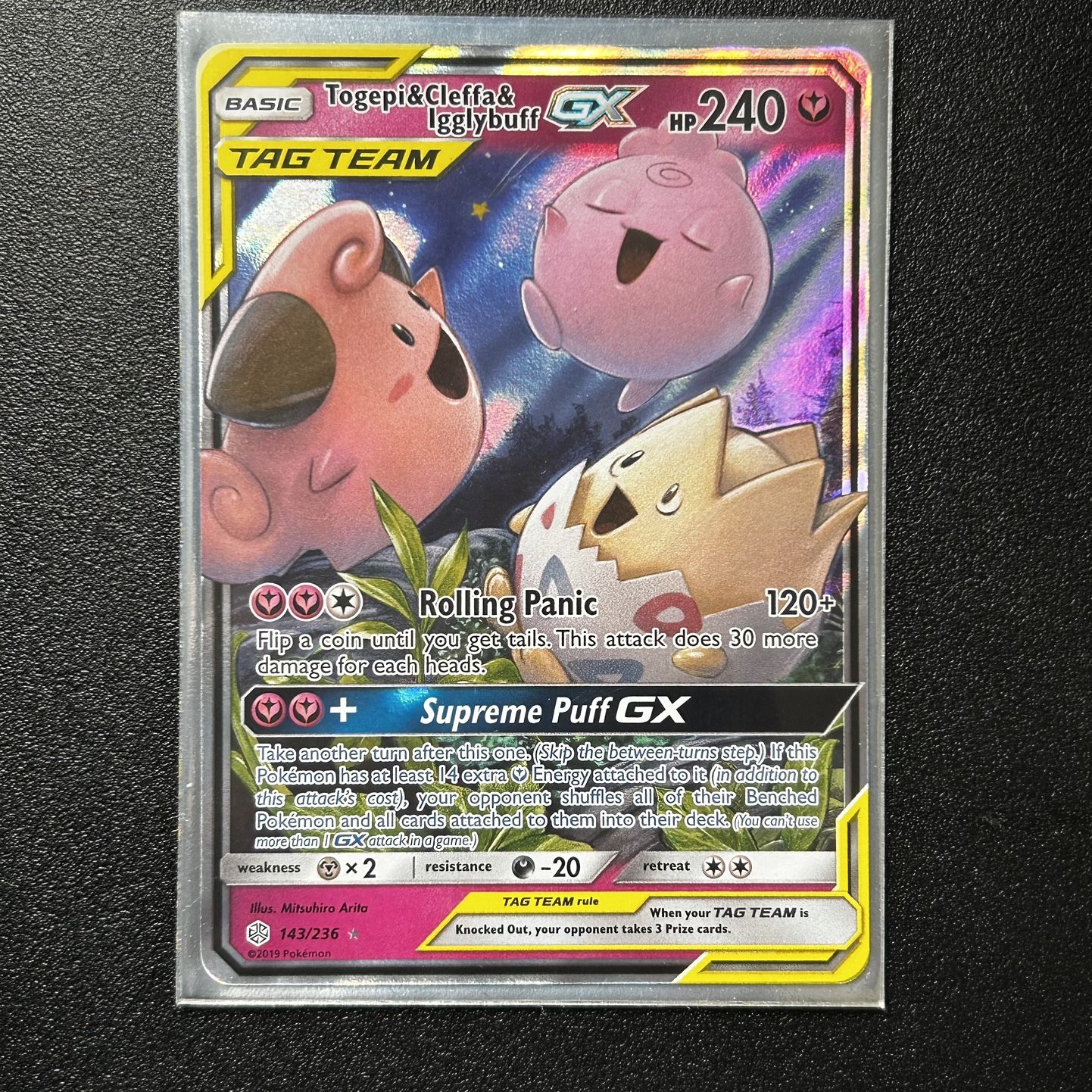 pokemon igglybuff card Togepi/Cleffa/Igglybuff GX 2019 Japanese Sun & Moon Tag Team S Yamacardo Pokmon Hit Points30 HP Form Igglybuff - HeartGold SoulSilver -