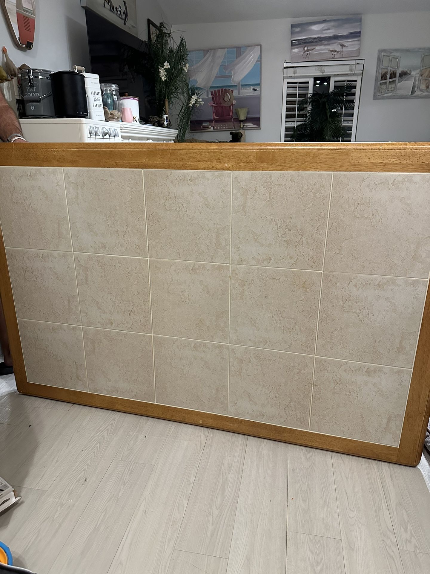 Tile Top Dining Table