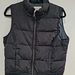 Aeropostale Quilted Down Vest Womens L Puffer 