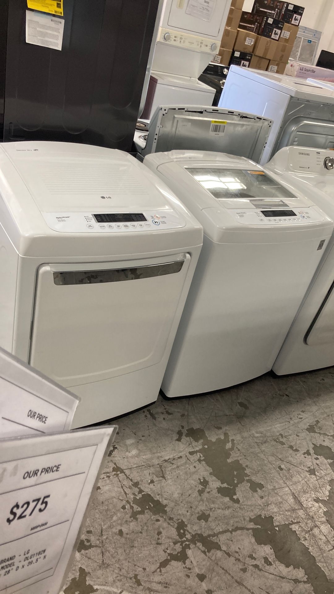 LG Washer And Dryer Set