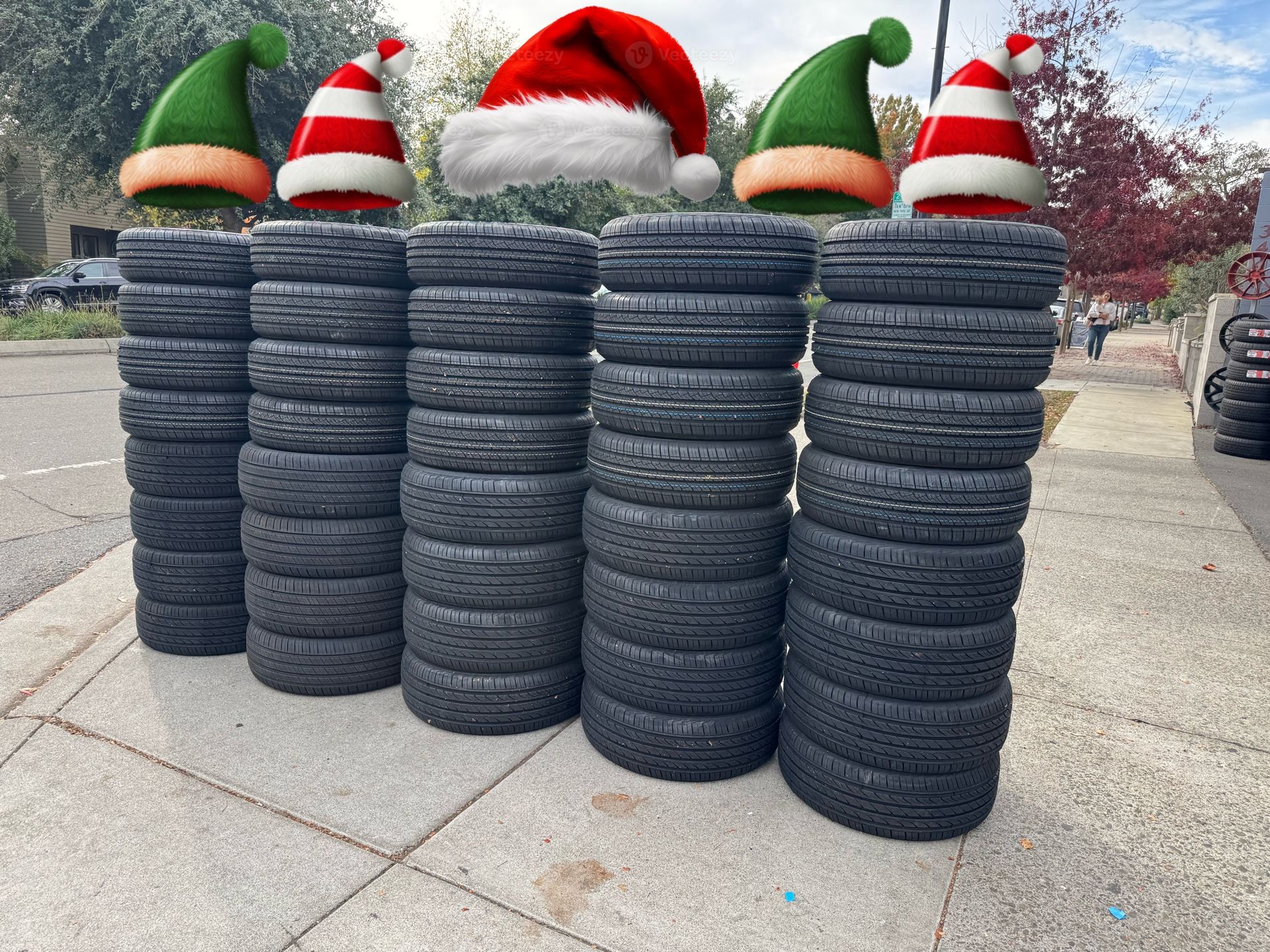 195-60-15 Tires 299$ Installed 